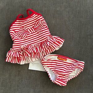 KATE MACK Baby Girl Tankini 3mo NWOT
